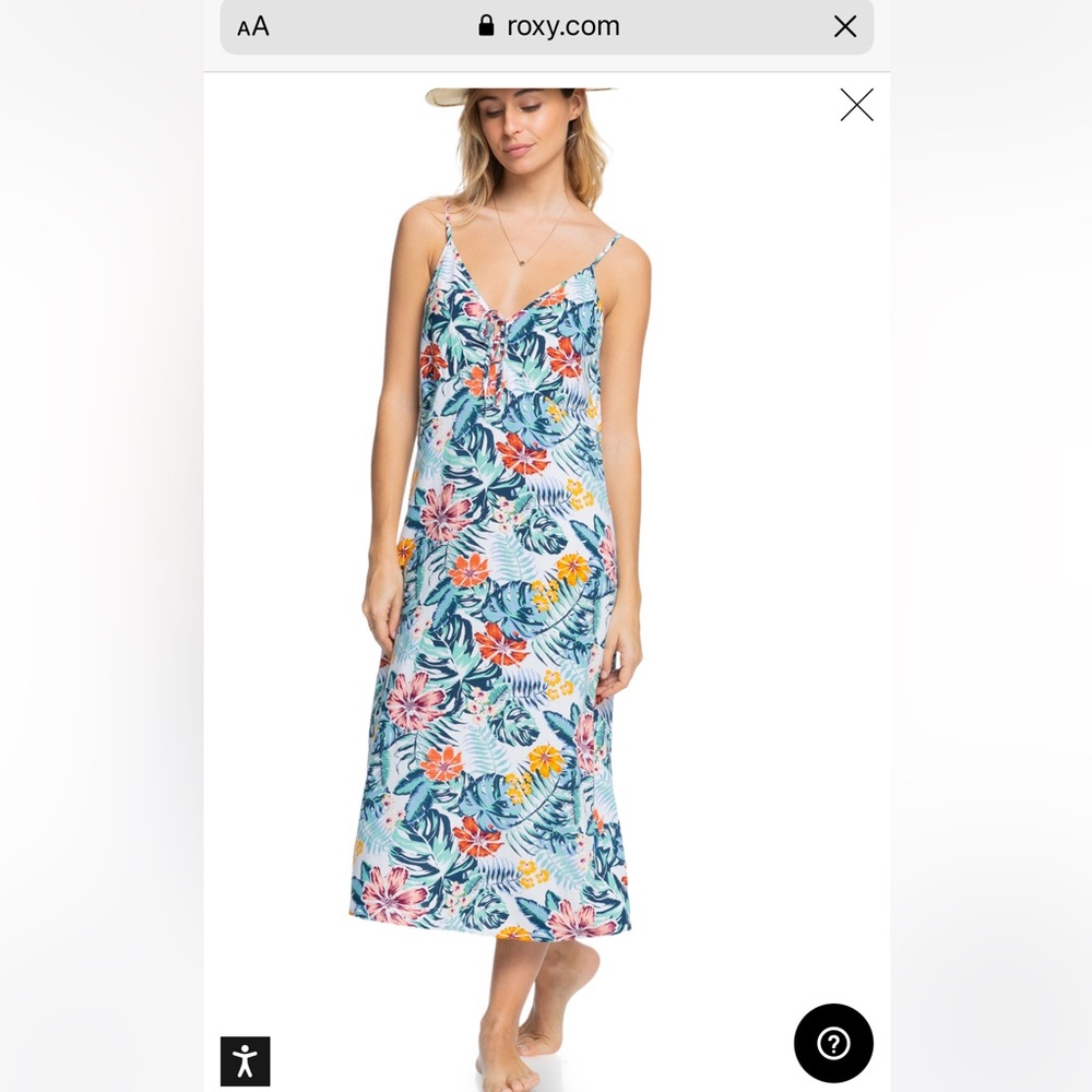Roxy floral dress, never worn!!